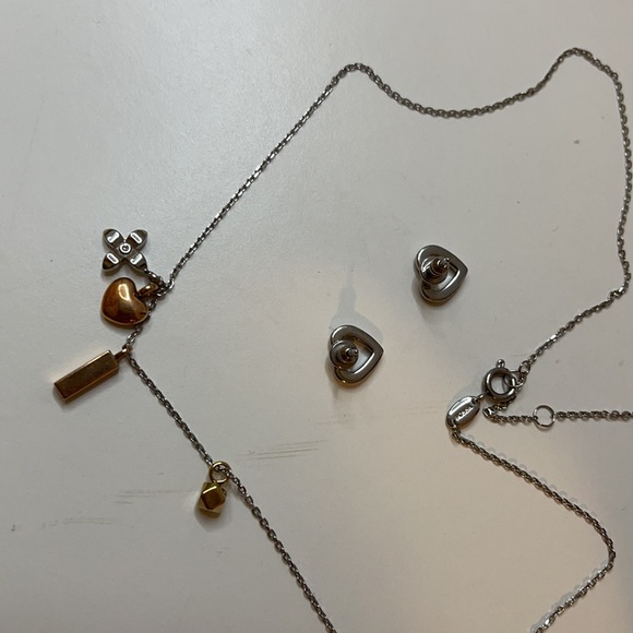 Fossil Love Set Necklace & Earring - Picture 7 of 7